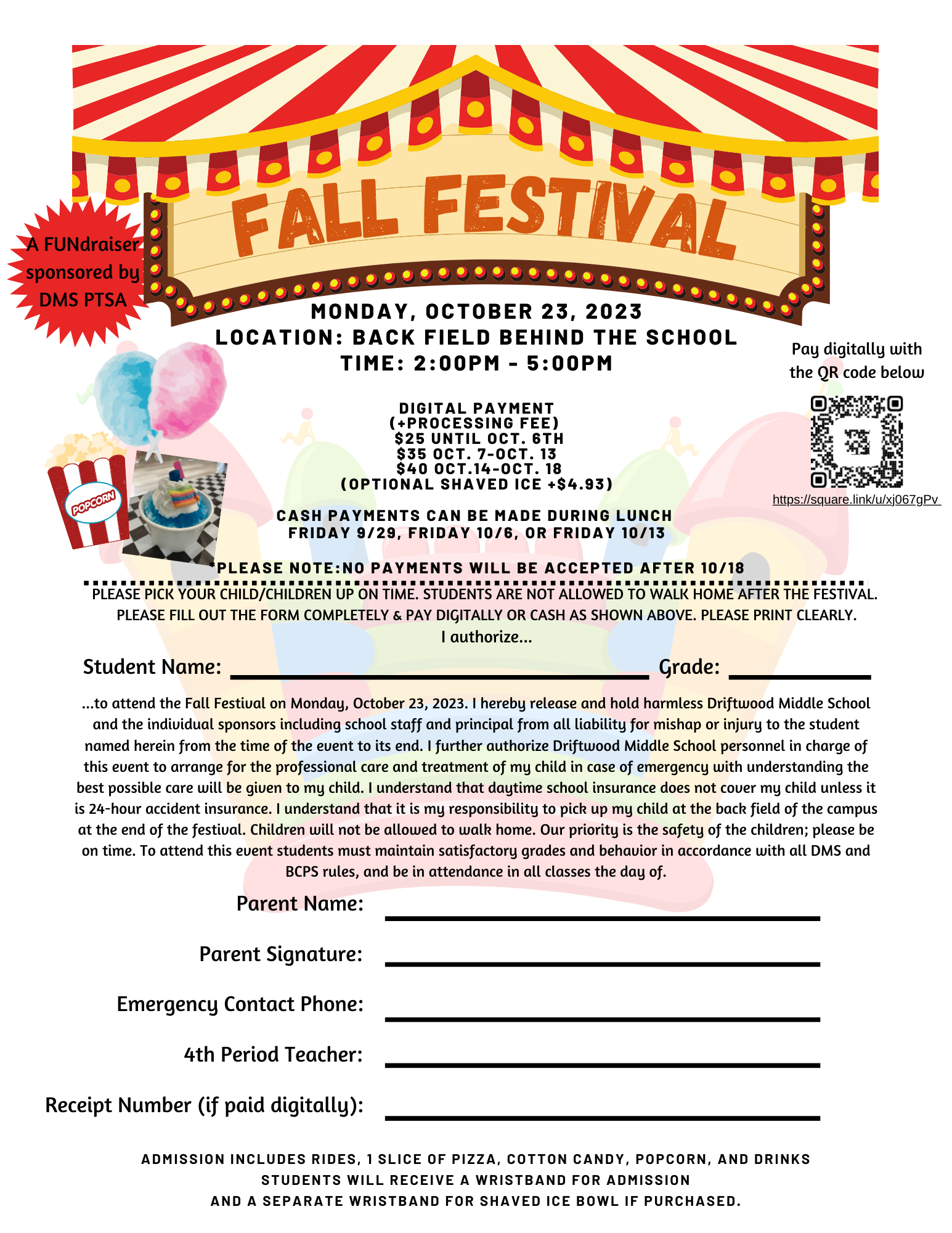  Fall Festival Flyer